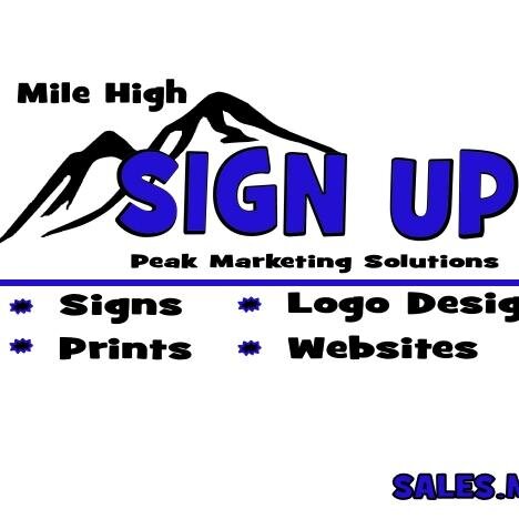 MileHighSignUp's profile picture. #Marketing #OnlineAdvertisement #LogoDesign #VehicleGraphics #STOREFRONTLETTERING #CustomSolutions #ISEO #Branding   #Decals #Graphics #Business Cards #Business