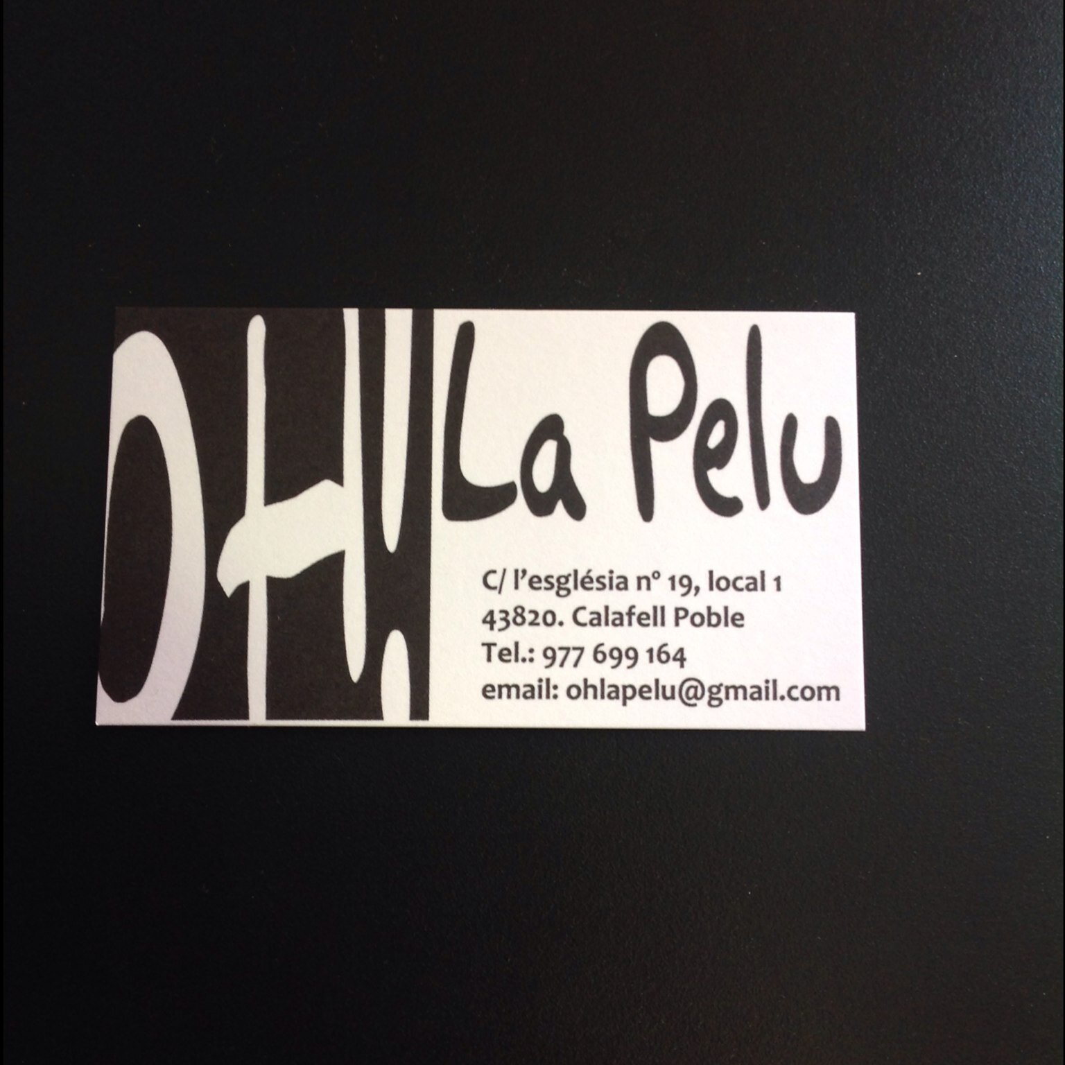 ohlapelu's profile picture. Peluqueria unisex num de telefono 977699164