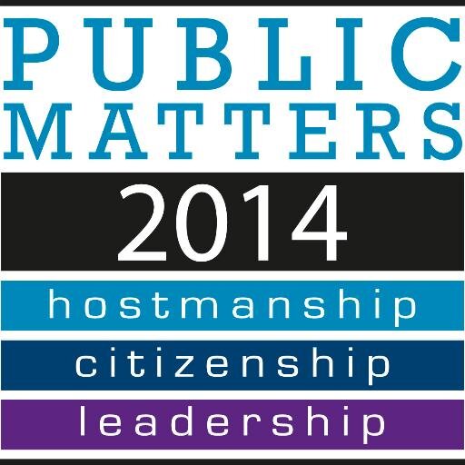 Public Matters 2013 (vervolg in 2014), evenement voor publieke professionals. Kernthema's: Hostmanship - Citizenship - Leadership