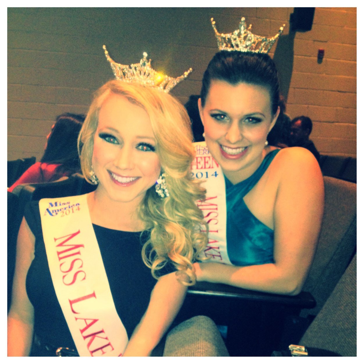 Keeping my head, heels, and standards high ✨The first ever Miss Lake Wateree 2014, Amanda Bodie and Miss Lake Wateree Teen 2014, Delaney Provow