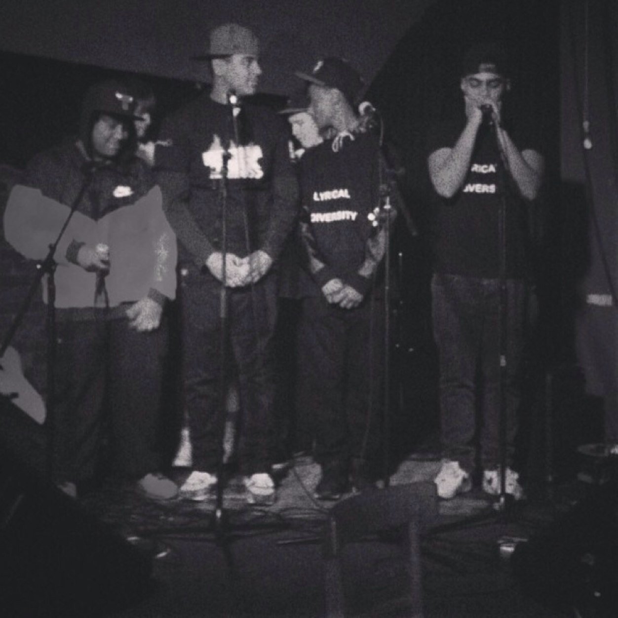 Group From Coventry. Rappers and Singers Uthman, Shadow, Shuab, IRM, Mike, Tom & Tilly