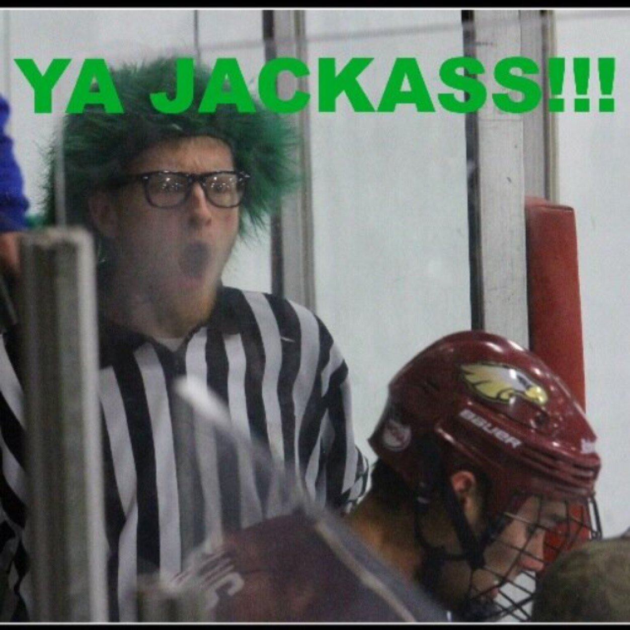 Gang Green, it's a THING....Ya Jackass!!! Subtly Sexual. Hockey maniacs for the @BobcatsHockey team at Ohio University #PackTheBird #AckTheBif