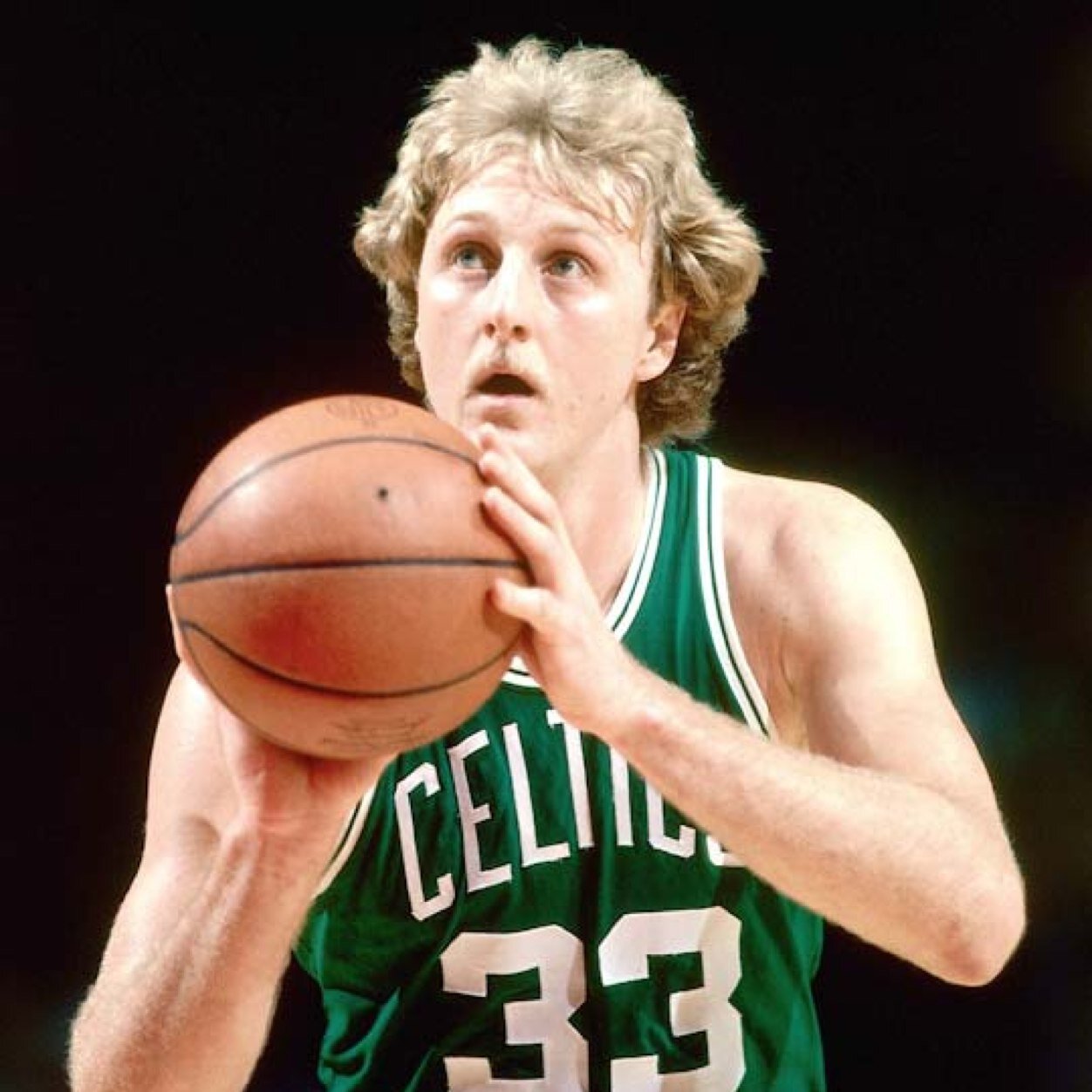 Larry bird fan. He was the best white guy ever to play the game. Celtics fan aswell.
