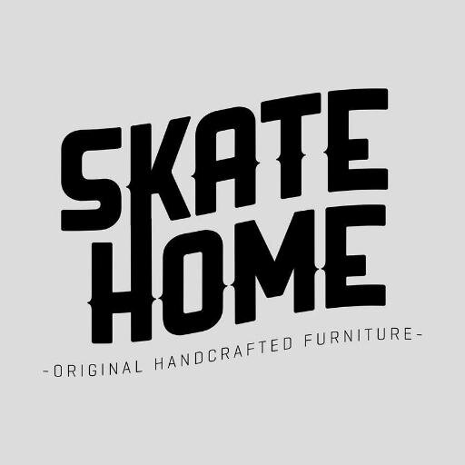 Skate-Home is a company founded on the union of two passions, skateboarding and interior design. Skateboard Furniture