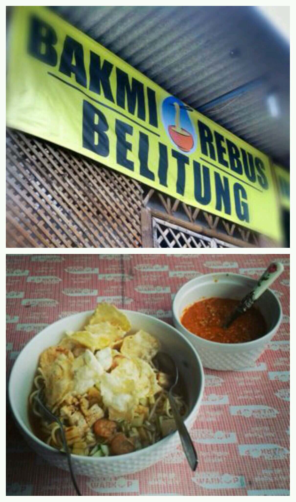 Bakmi Rebus Belitung Hadir di Kota Malang The One And Only
Silahkan datang ke Pujasera ArumDalu Gerbang Belakang Kampus UIN Malang.