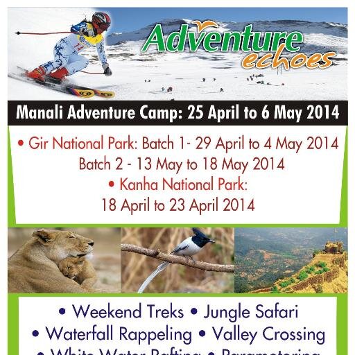 We professionally organize Weekend treks,Jungle Safaris,Adventure sports,Corporate Training and Outings and much more.
Contact us at : 09881508546/ 07588220033