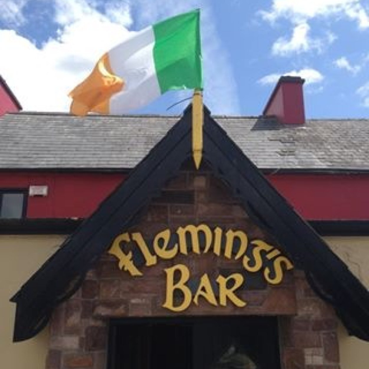 Bar full of drink and craic