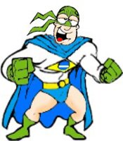 Sou o Super Araújo, o super herói brasileiro.