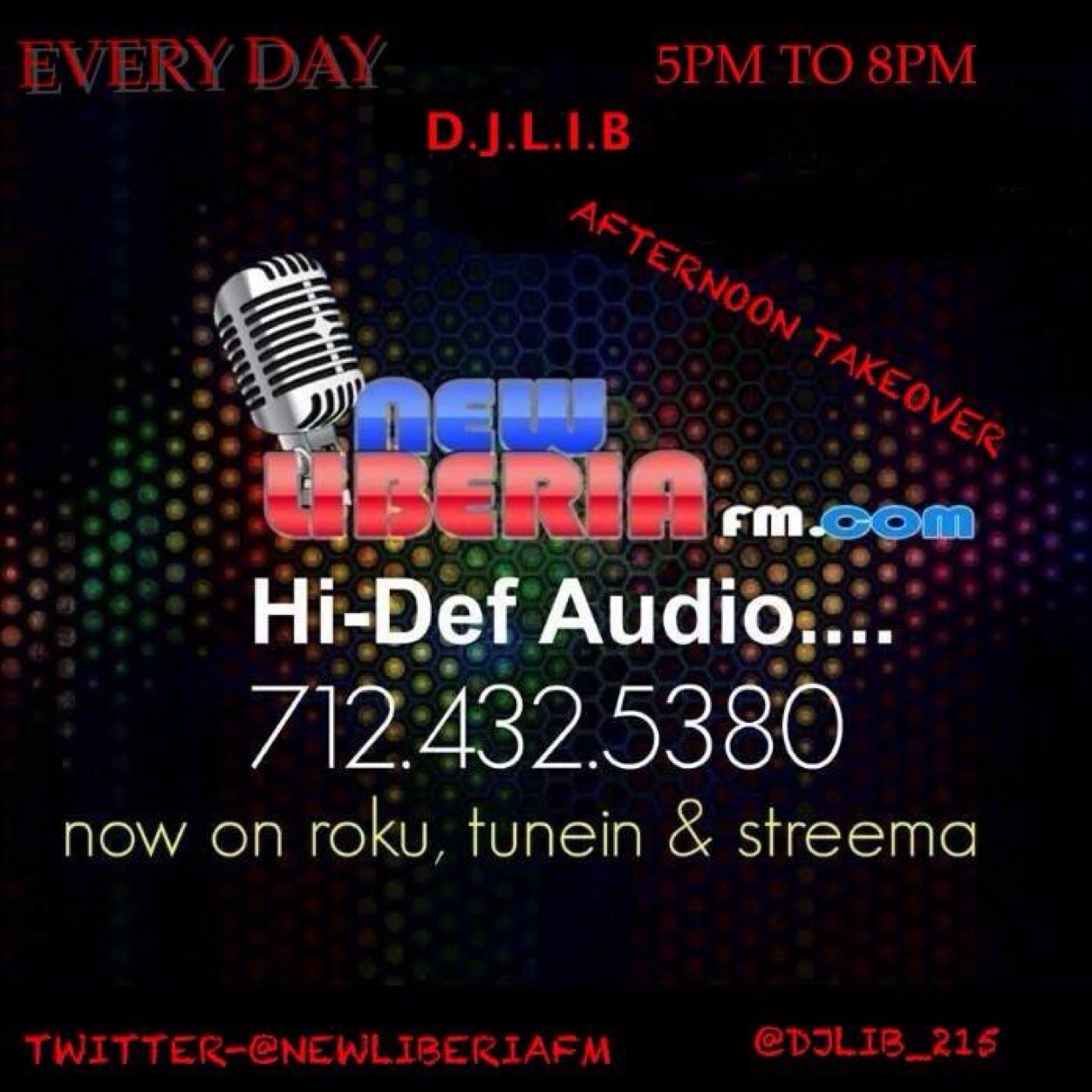 NLfM_takeover's profile picture. Internet radio station show from 5pm to 8pm spinning some of the best in #afropop #afrobeats and more download our #app or search tunein radio