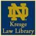 Kresge Law Library (@ndlawlibrary) Twitter profile photo