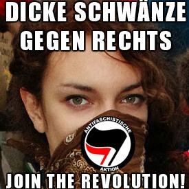 Radikale Antifaschistische Memes und Bilder/Bei Tumblr: 18+. Nazis haben kleine Pimmel, wir haben oder lieben dicke Schwänze. Join the Revolution!Nazis raus!