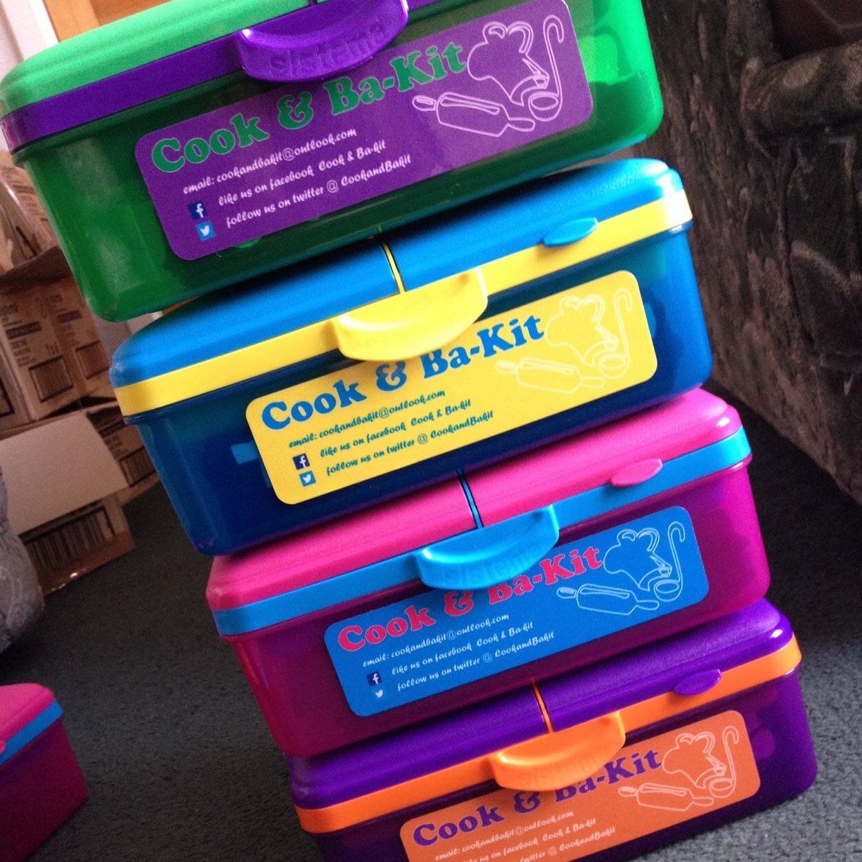 Cook & Ba-Kit is a TY Mini Company , our product is designed to enable students to carry Home Economic ingredients to and from school in a convenient way .