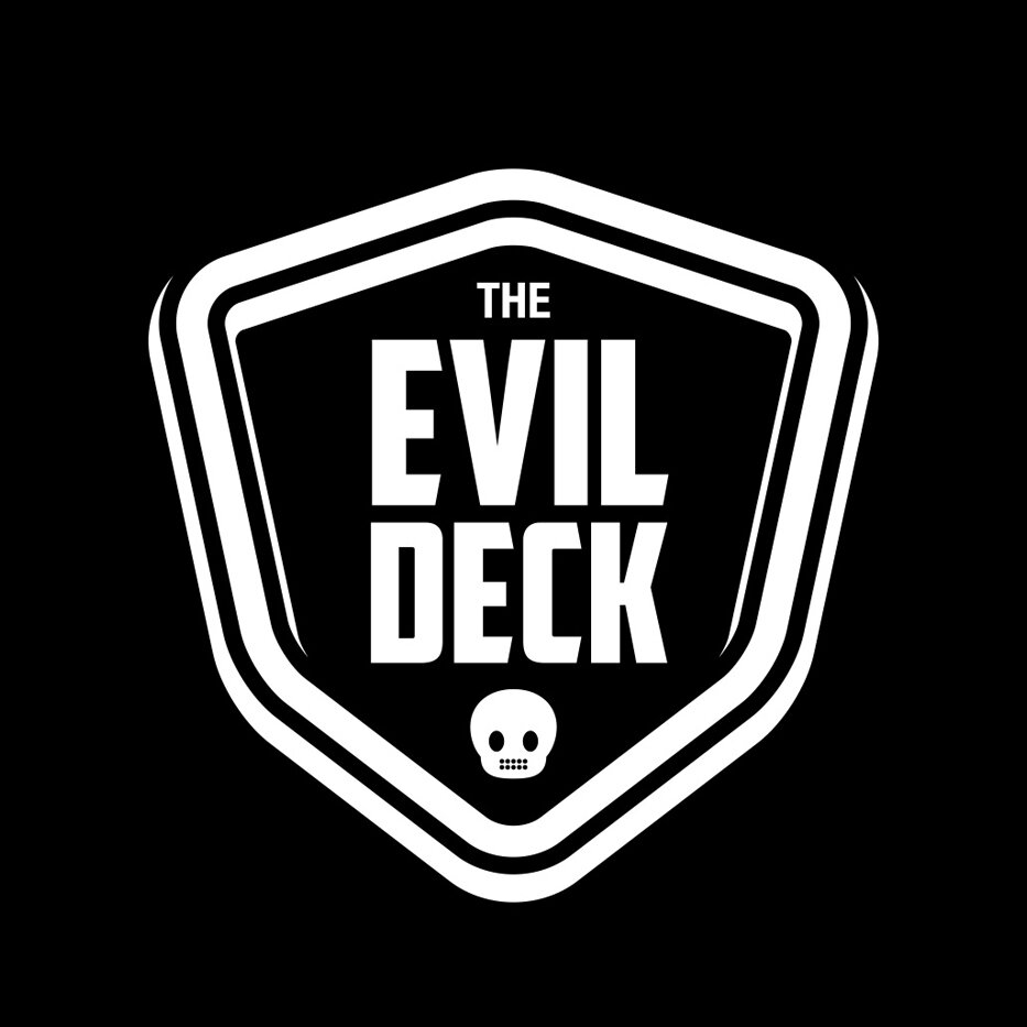 Deck of poker cards. Indie. Cool. Evil.