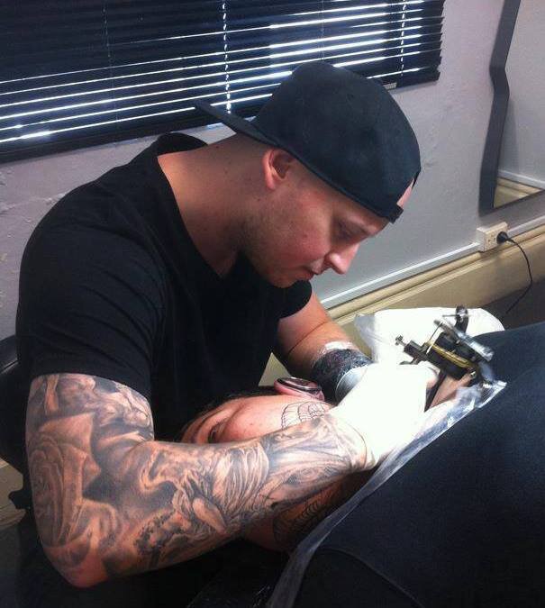 Four Aces Tattoo is a custom tattoo shop, artists are Lou Shaw and Mark Stewart. Black and grey, photo realism, new school, portraits, traditional and script.