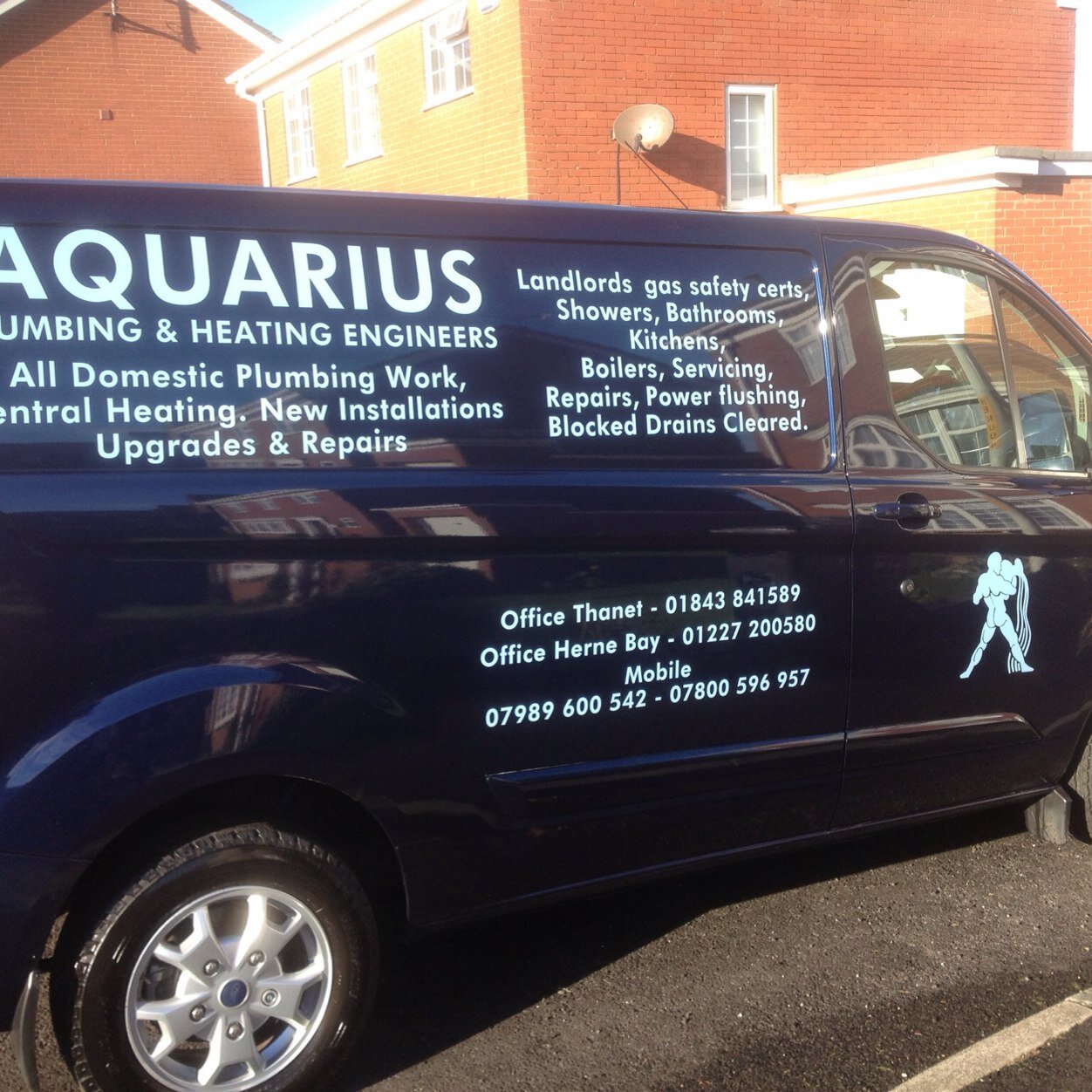 Aquarius plumbing and heating for all your heating and plumbing requirements from boilers to bathrooms, from dripping taps to heating systems call 07989 600542