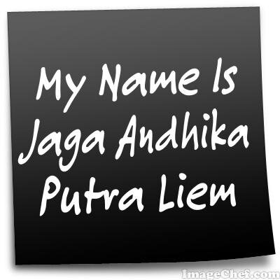 AgaAndhika's profile picture. MY NAME IS JAGA ANDHIKA PUTRA