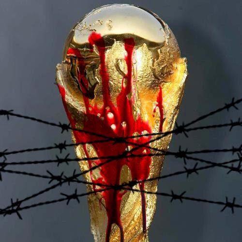 Bij de stadionbouw voor WK 2022 in Qatar valt elke dag een dode. Maak bezwaar via https://t.co/MxrVemQKeZ