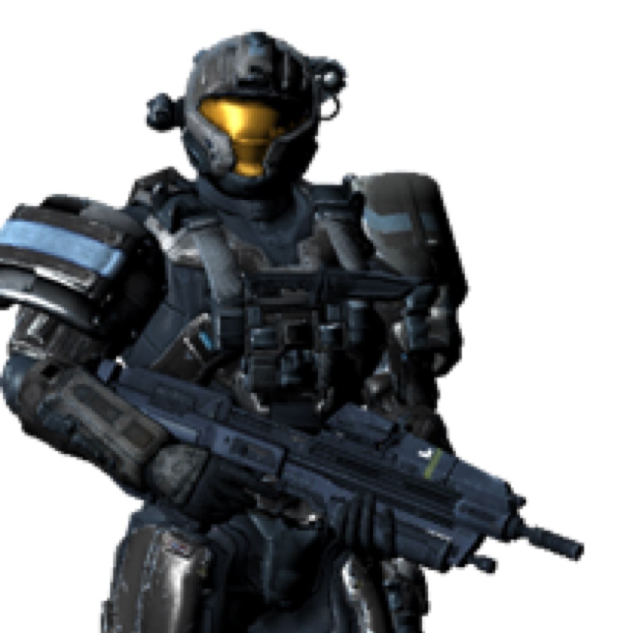 Spartan mark 3 from Reach. No A.I. And I do not need one! I don't believe in second chances either! Demolitions expert!