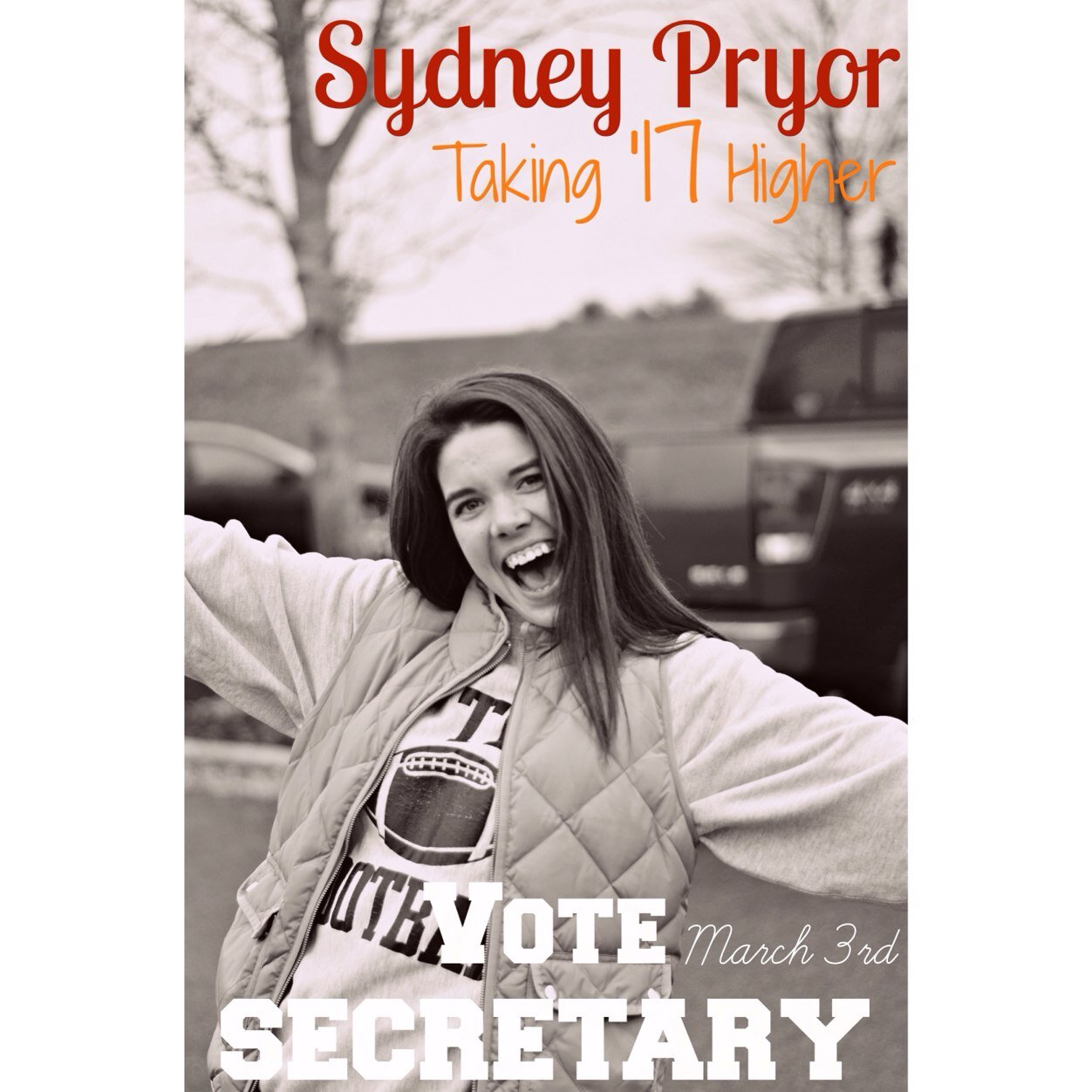 SYDNEY PRYOR 
Taking '17 Higher
for SECRETARY