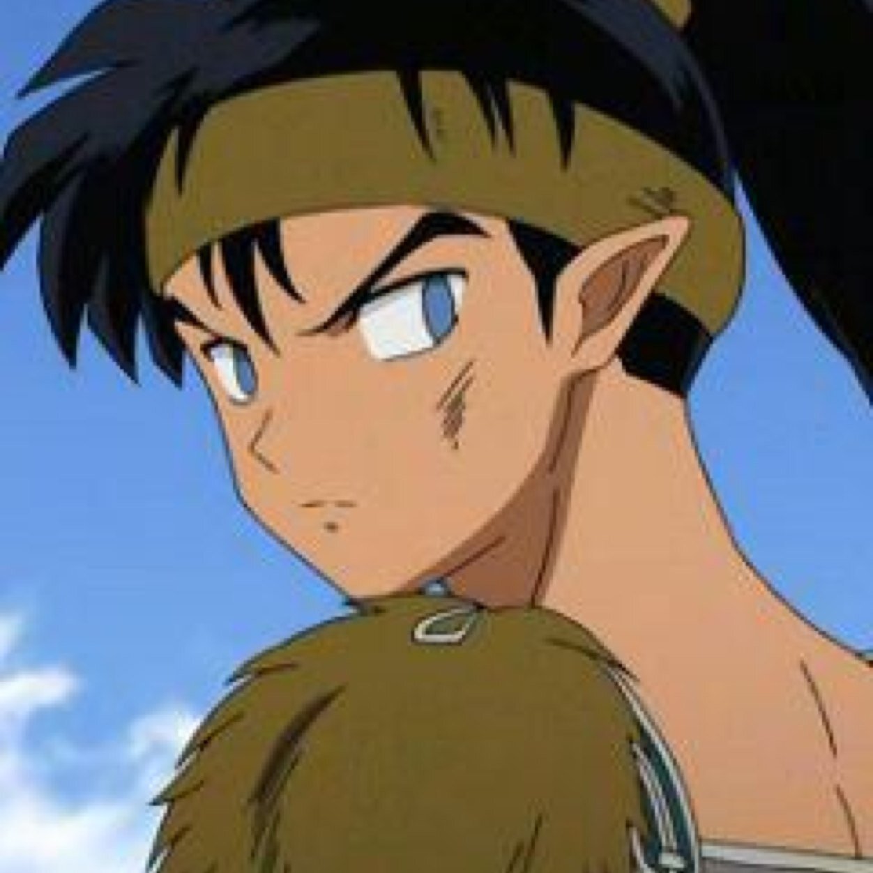 鋼牙 Leader of the Eastern Yōkai Wolf Tribe. // — When I lead, my men follow—Ginta & Hakkaku to be more specific! By fate we met, and by fate we shall meet again.
