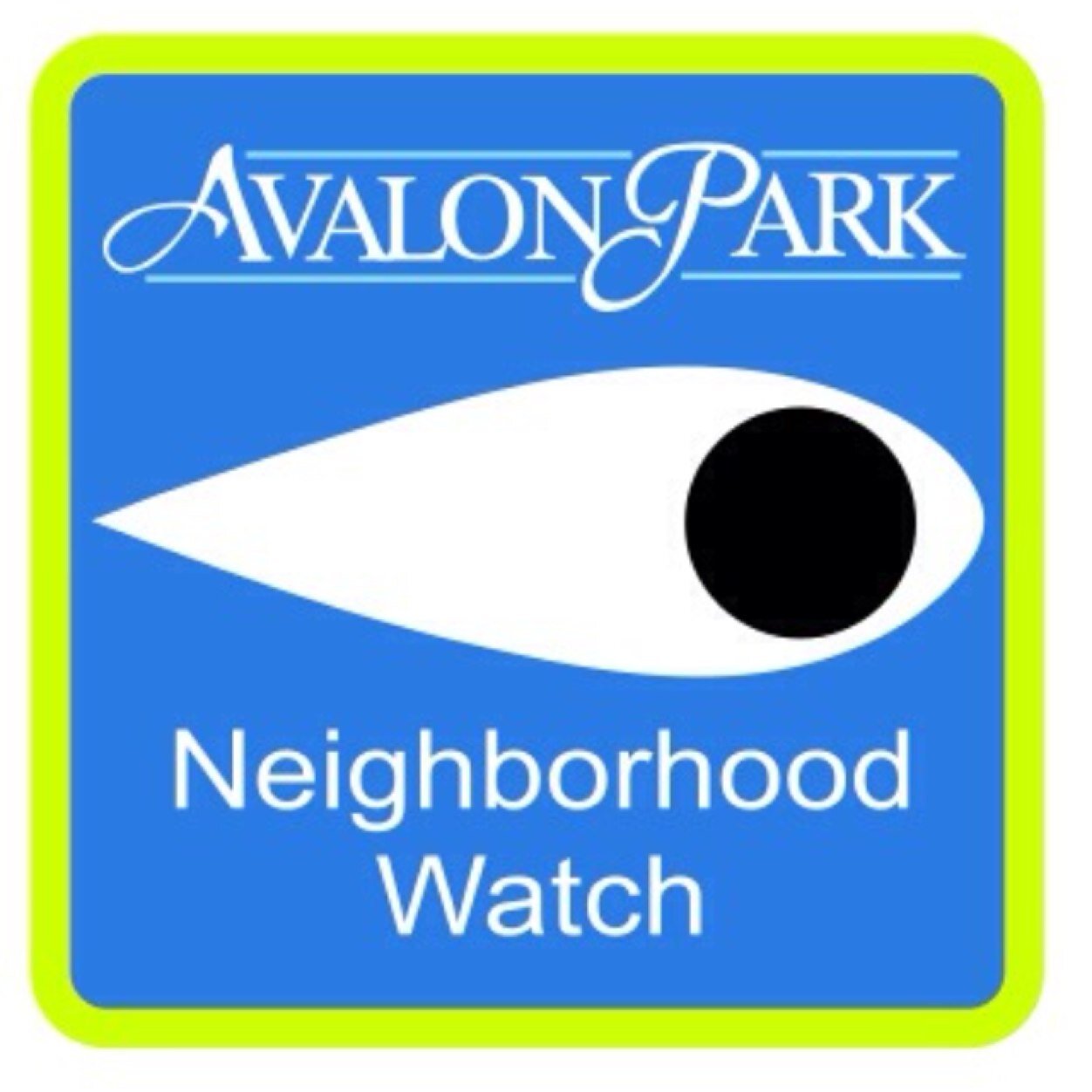 Avalon Park Neighborhood Watch, Coordinator- Brian Jones