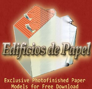 Casas de papel para descarga gratuita, listas para imprimir y recortar - Exclusive paper model houses for free download, ready to print and cut out