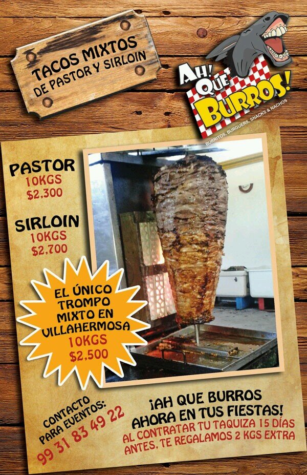 creamos los mejores burritos norteños al estilo sureño en villahermosa, que esperas para  probarlos  visitanos y te enamoraras  de  estos 20cm y 30 cm