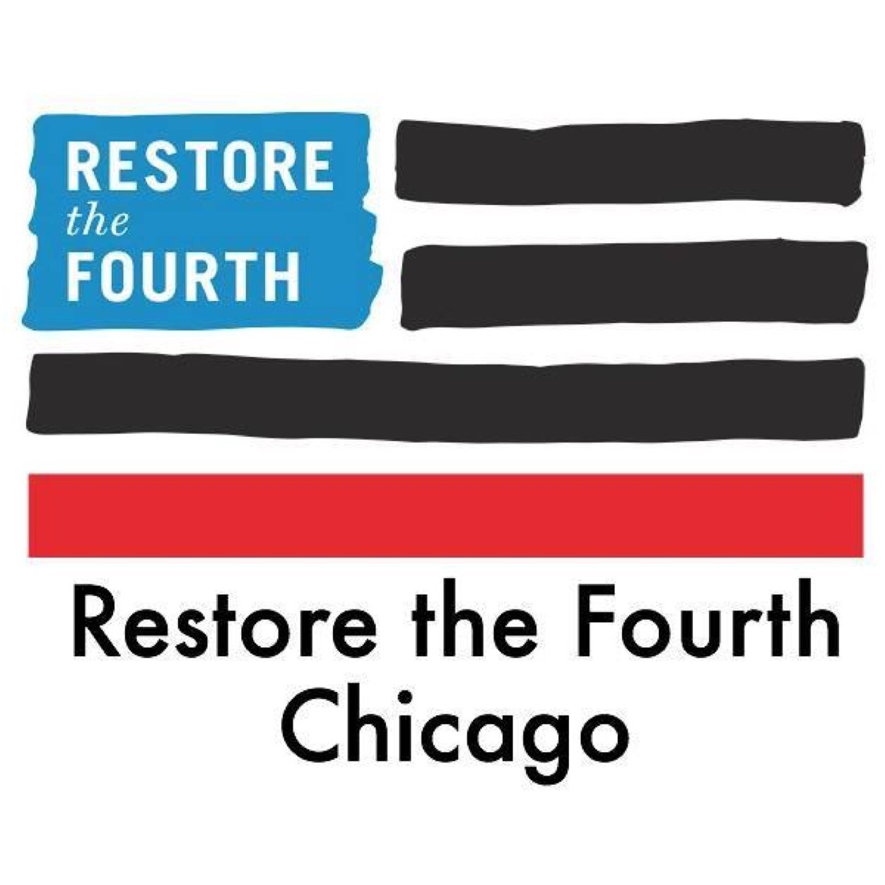 We are the Chicago chapter of Restore The Fourth: a non-partisan group dedicated to restoring our fourth amendment rights through non-violent political activism