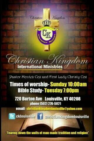 CHRISTIAN KINGDOM TEARING DOWN THE WALLS OF MANMADE RELIGION & TRADITION