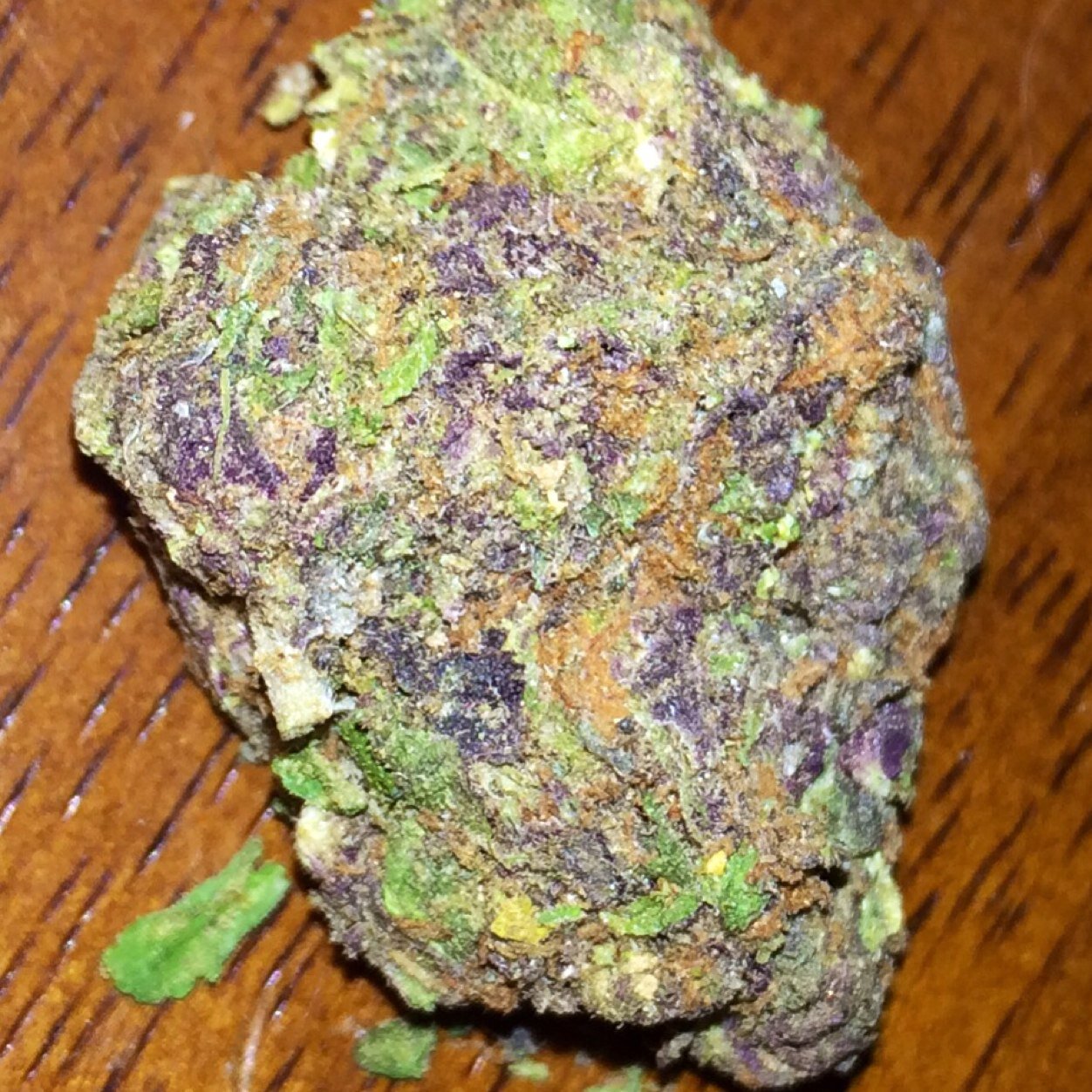 Smoking on purple ease my mind