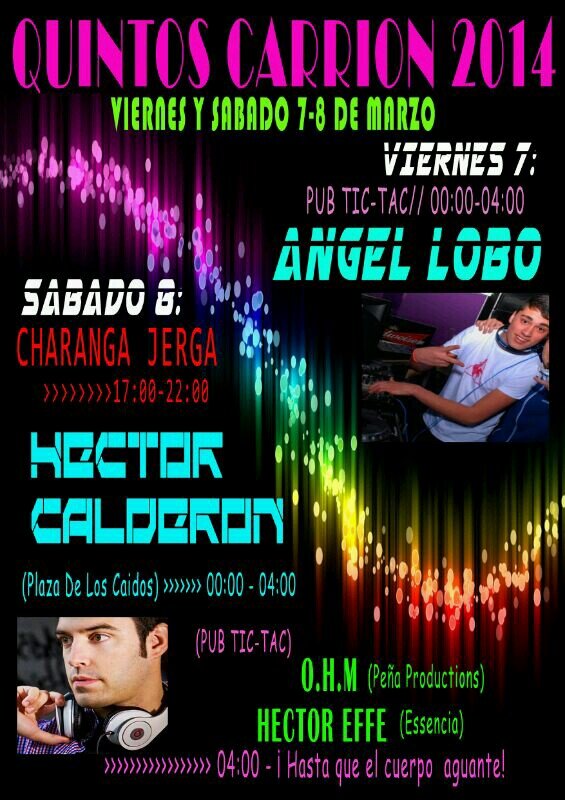 GENERACIÓN DEL 96. No os lo perdáis y disfrutad de unos buenos quintos. /VIERNES Y SÁBADO 7-8 DE MARZO/  ¡os esperamos! ;)