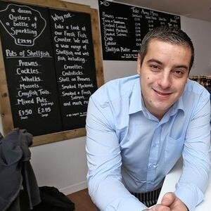 Nottingham's new seafood bistro in Hurts Yard. Explore a taste of Devon. Owner Lee Wharton cod salmon up some lunch if you haddock go? We're no plaice to be Koi