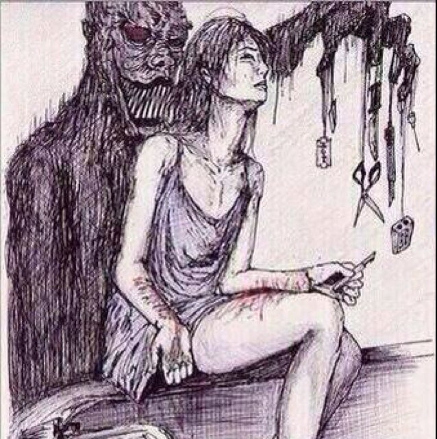 i fell in love with anything self-destructive .x