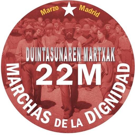 Bizkaiko Duintasun Martxak! - Marchas de la Dignidad en Bizkaia! 
Contacto:duintasunmartxak22m@gmail.com