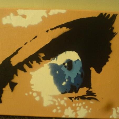 Anything painted with stencil on canvas for you!