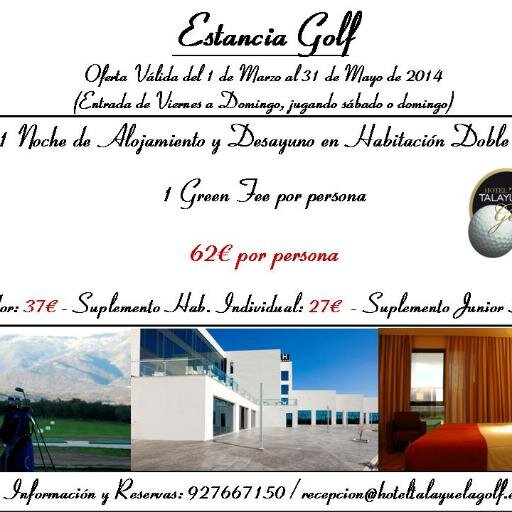 El hotel está ubicado en un magnífico entorno rodeado del campo de golf de 18 hoyos. Puede relajarse en nuestro spa, con un amplio abanico de masajes.