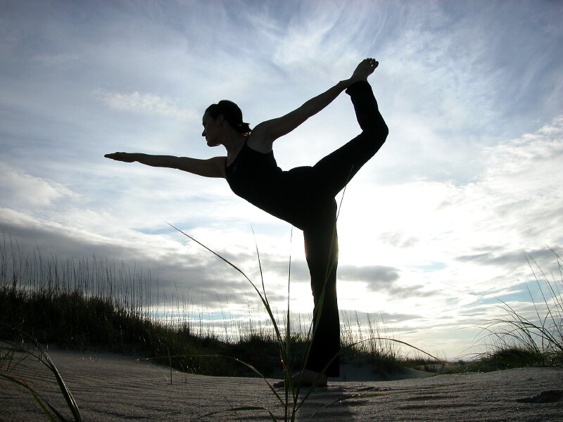 Outdoor yoga in Norfolk UK, popup community and not for profit group