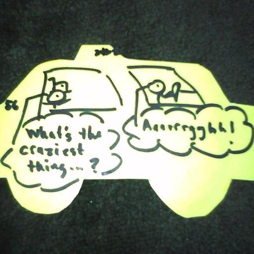 yellowblackmail's profile picture. taxi stories are in my blog, this is for the little snippets that happen along the way.  Maybe I'll try for a daily check-in.