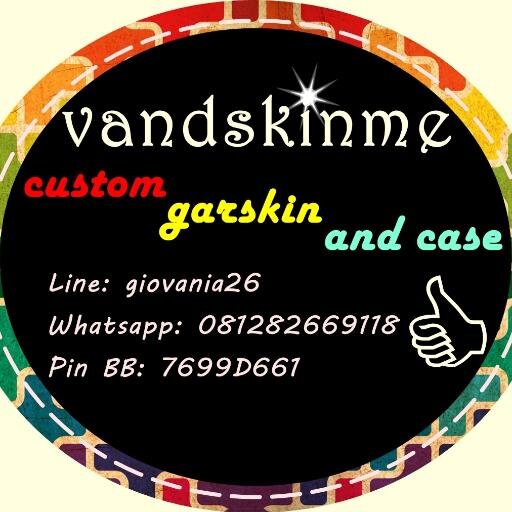 Supplier custom nailskin, garskin, case for all devices :) PM me at Line: giovania26. Whatsapp: 081282669118. Pin BB: 7699D661. Instagram: @vandskinme. ^^