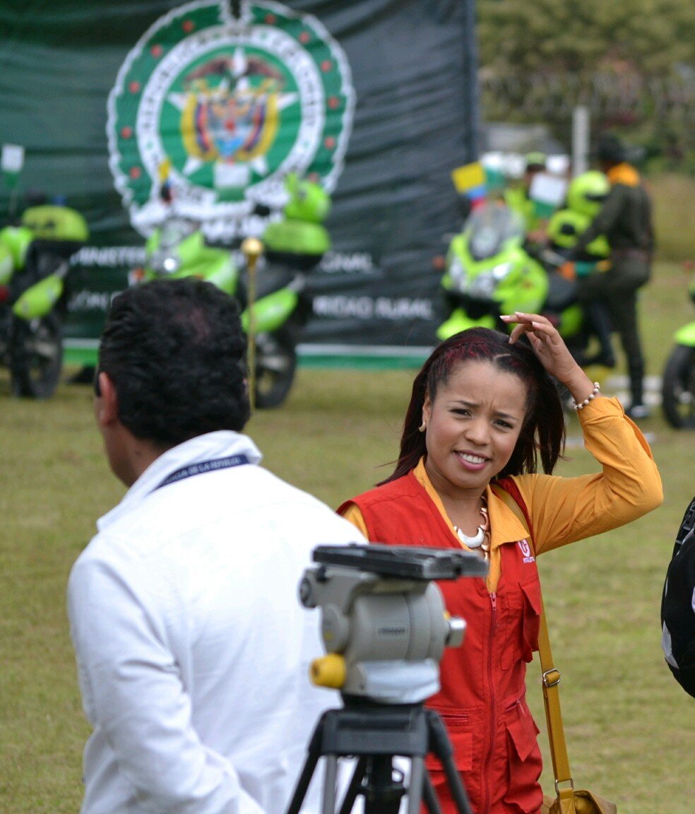 periodista,presentadora de Tv noticias