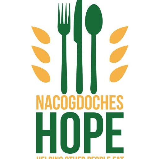 (Helping other people eat) Non-profit organization. Feeds Nacogdoches folks in need. Open Mondays and Thursdays 9-11:30 AM @ 2100 E. Main Street.