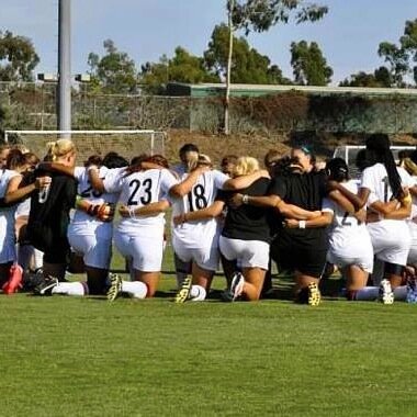 Cal State Dominguez Hills Women's Soccer. NCAA Div II. California Collegiate Athletic Association conference. Let's Go Hills! TOROS. FBU. FSU. D Hills Thrills!
