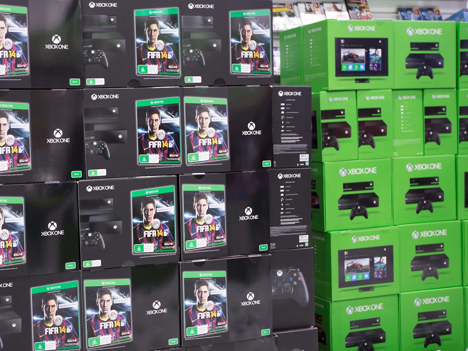 Wholesale on overstock Xbox One's 
Xbox One Console only - $350
FIFA 14 Edition - $400
We are a 100% legit small business. That takes pride in our reputation