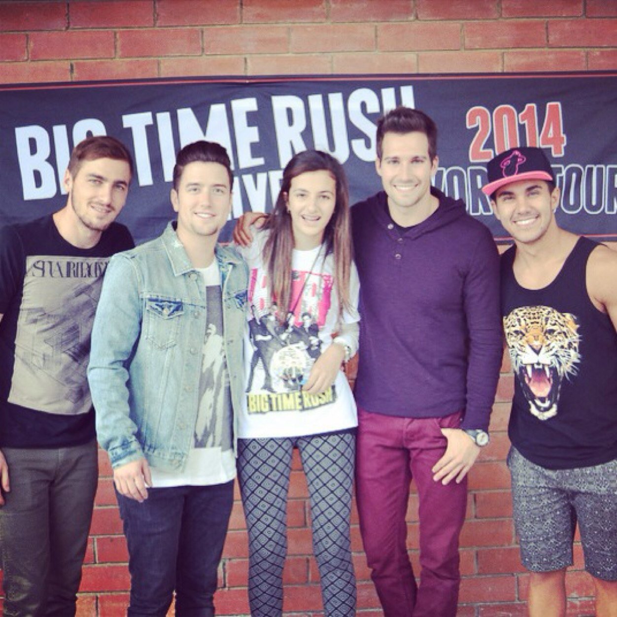 18th of july 2013 and february the 22nd 2014= best days ever(BTR concert) I met them!! I will marry james maslow and I follow back #rusher4ever