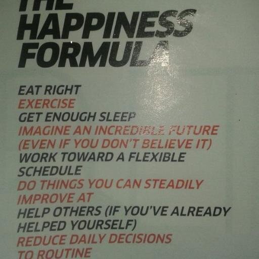 The Happiness Formula -