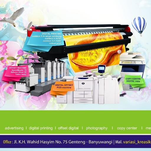 Advertising | OFFSET | Printing | Photography | Interior & Exterior
brosur,undangan,kalender,stiker,buku,nota,katalog,tiket,neonbox,reklame,merchandise dll