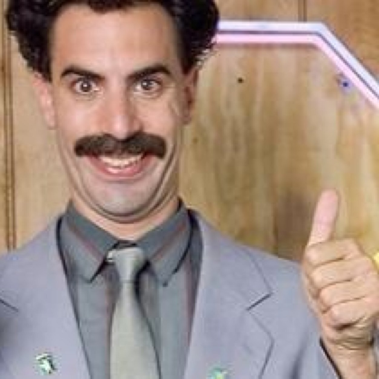 Jegshemash! My name a Borat! I like to have a sexy time, and I like a you!