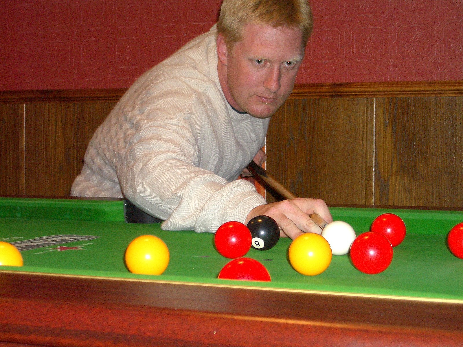 Work, golf, billiards, sleep, repeat.