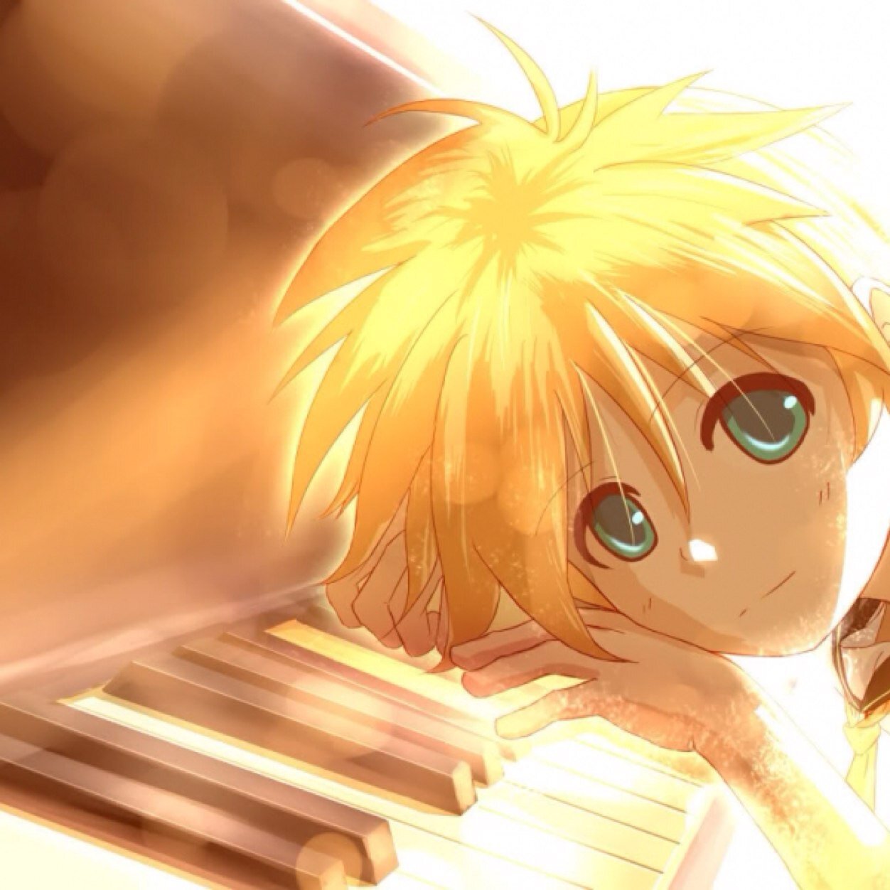 I'm Len kagamine. I'm a vocaloid, #02. In love with my cute sister Rin. Have you seen her? If you find her, tell her i miss her.