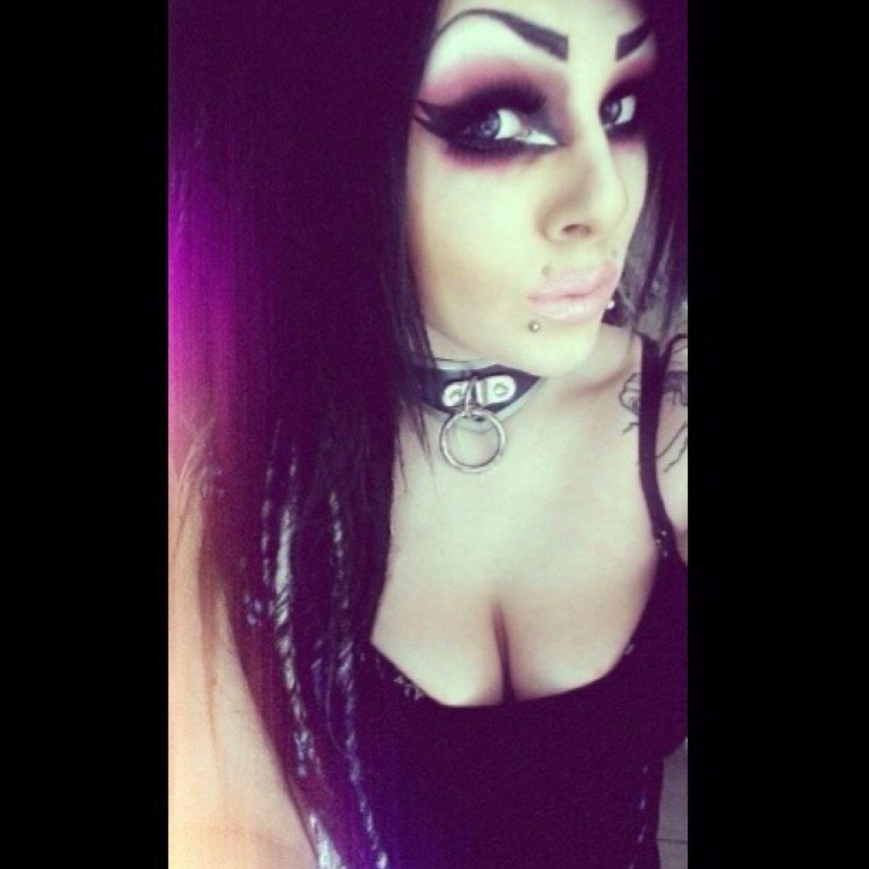 I may look happy, but honestly dear, the only way I'll really smile is if you cut me ear to ear. Makeup whore. Vodka. xox (RP/FL)